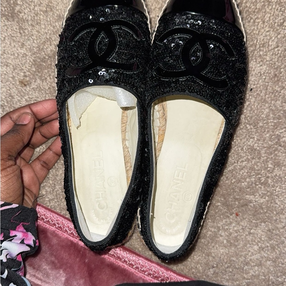 Chanel Women's Black Espadrilles